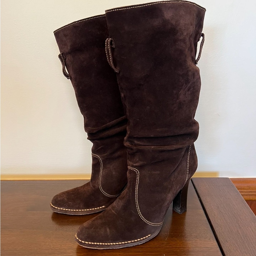Coach Women Suede Boots Size 5